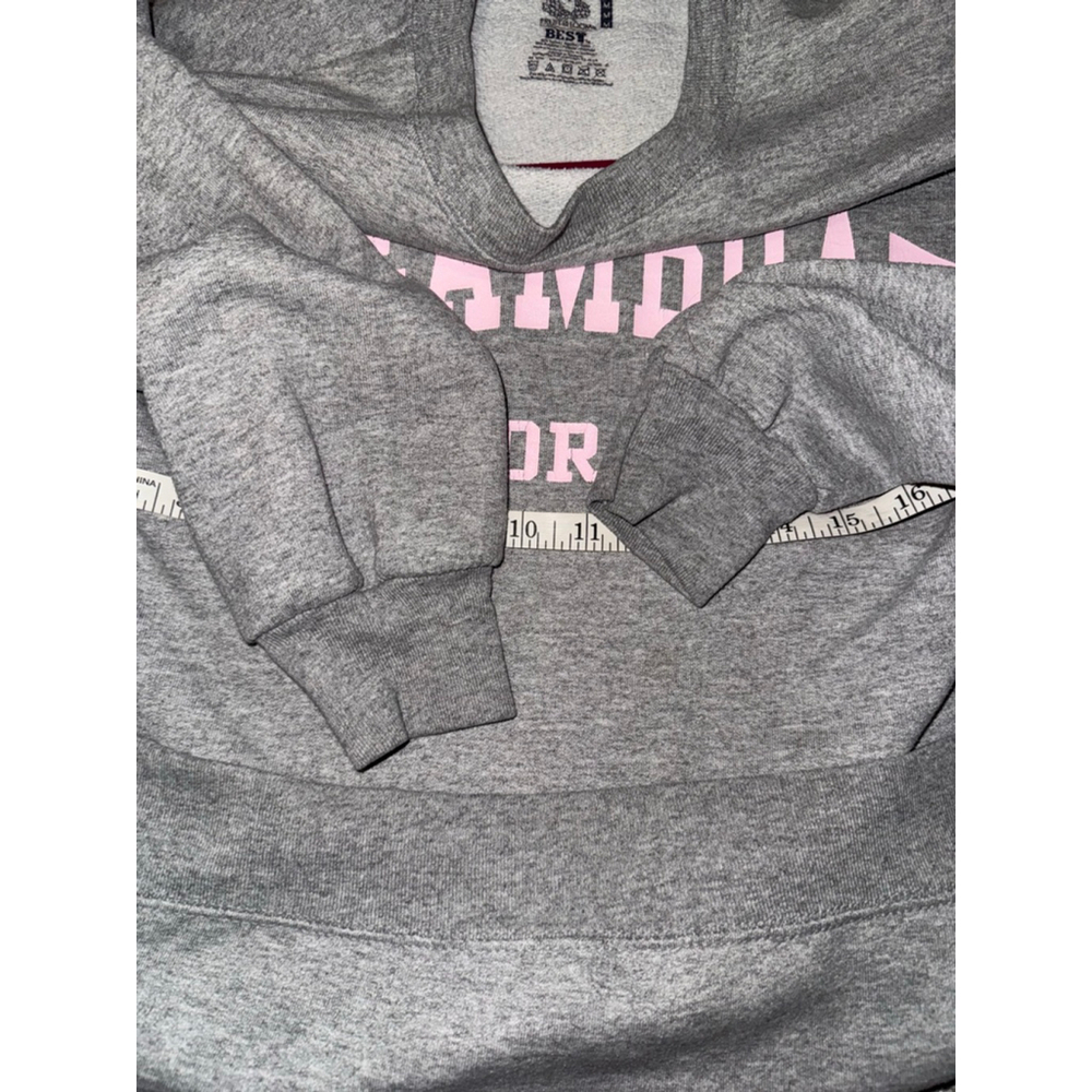 Women's Fruit of the Loom Steamboat Colorado Sweatshirt Grey Pink M​ - Picture 5 of 6